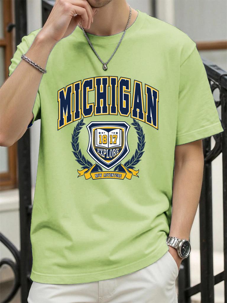 The Sacred Medal Of Usa Print Men T Shirt ONeck Loose Streetwear Trendy Cotton Short Sleeve Summer Unisex Hip Hop TShirt