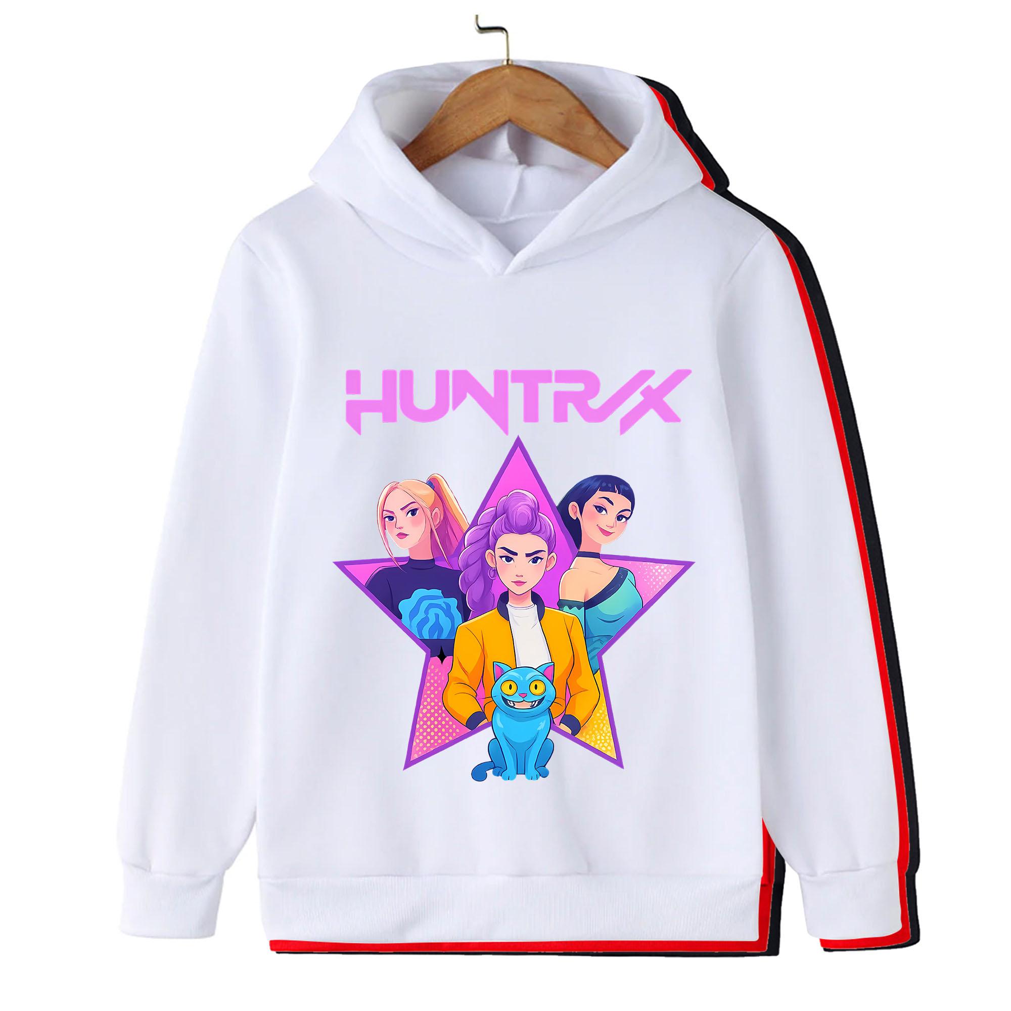 

Winter 2025 Kpop Demon Hunter Printed Hooded Sweatshirt Harajuku Women s Top Girls Gift Fan Clothes Fashion Pullover Sweatshirt 150cm