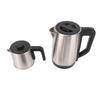 Electric Turkish Tea Maker Cooker Stainless Steel Double Pot Kettle Infuser Keep Warm Function
