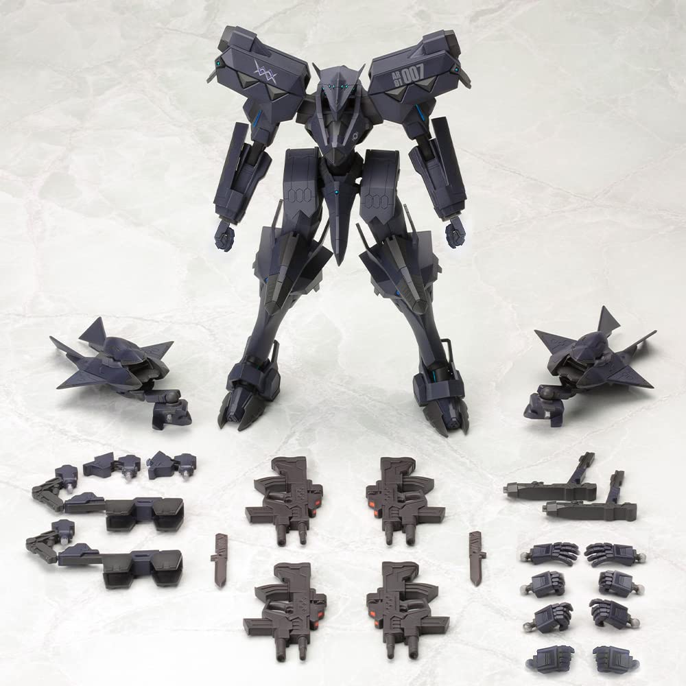 KOTOBUKIYA Muv-Luv Alternative Total Eclipse F-22A Raptor Pre-Production Type Infinity Edition, Approximately 180mm Tall, Non-Scale Plastic Model
