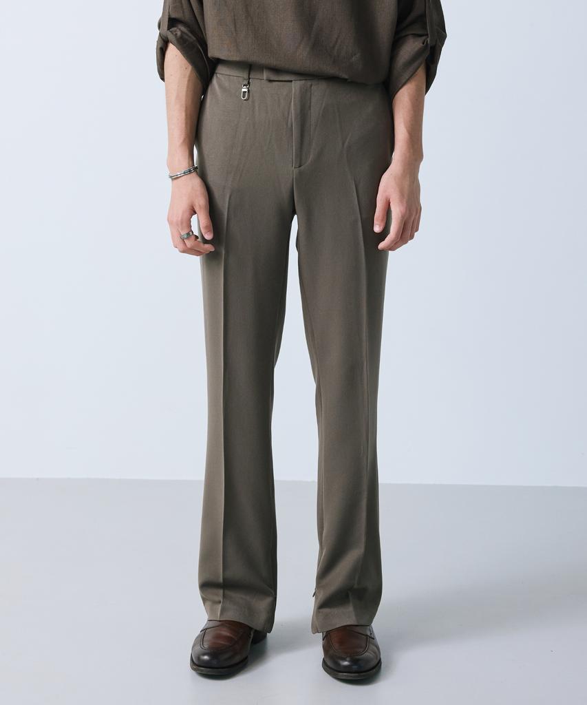 SSY 2-Way Hidden Extend Bootcut Slacks Brown