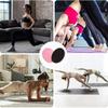 Sliding Plate Pilates Yoga Coordination Training Assistants Fitness Foot Sliding Plate Abdominal Exercise Sliding Mat