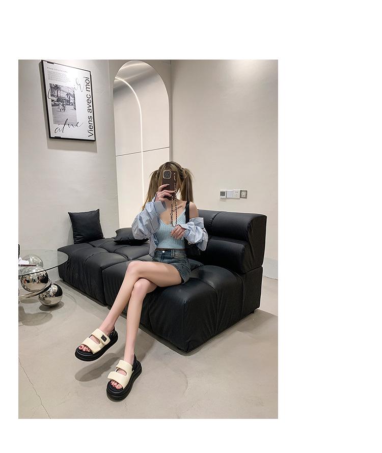 2024 Women's Velcro Thick Sole Sport Sandals - Lightweight, Soft, and Comfortable for Summer Outdoor and Beach Activities.