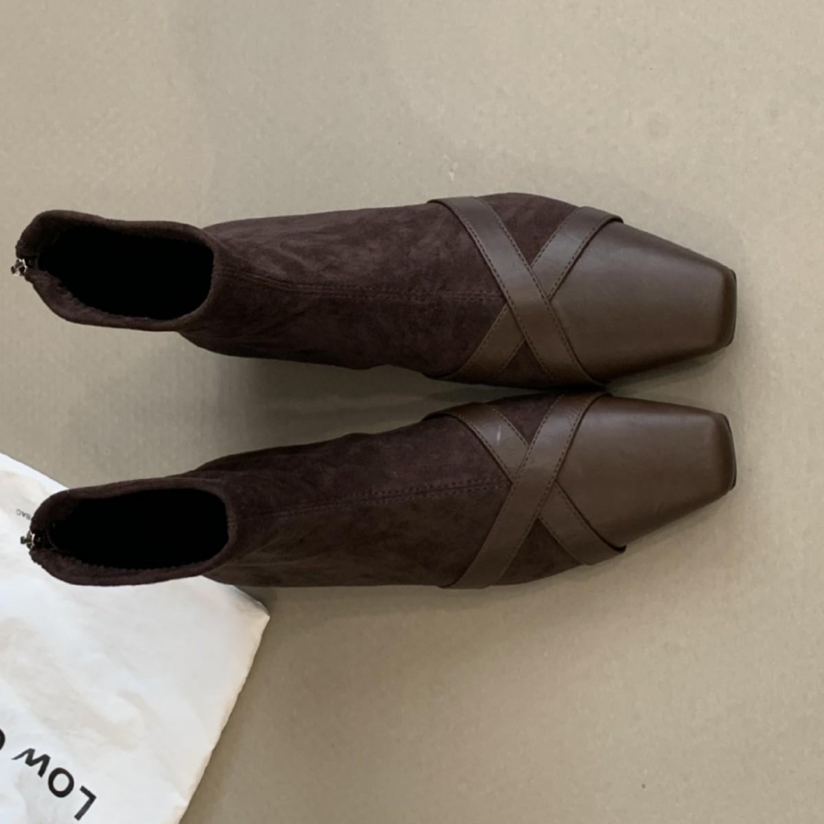 

Short Boots Women s Autumn and Winter 2025 New Women s Boots Square Head Women s Boots Martin Boots Short Boots Flat Boots Skinny Boots 39