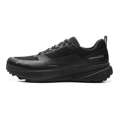 Li Ning CF Outdoor Comfort Fashion Shock Absorbing Wear Resistant Rebound Low Top Hiking Shoes Unisex Hiking Shoes Black AHCV037-13