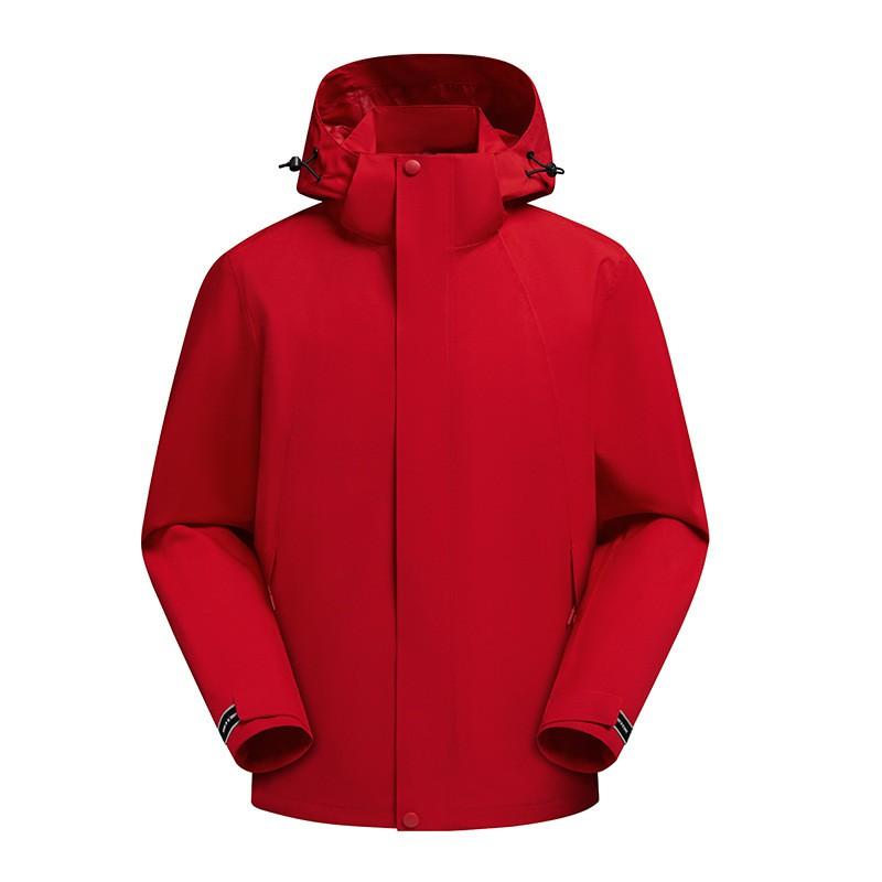 Herren Damen Outdoor Wasserdicht Winddicht 3-in-1 Abnehmbare Jacke Mit Fleece-Futter Wandern Camping Trekking Skifahren Radfahren
