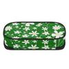 Pencil Pouch Secure Zipper Roomy Interior 300D Polyester with Mesh Pocket Removable Divider and Pen Slots for School and Study