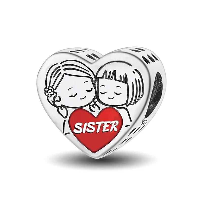 Copper Rose Unlimited Basic Chain Love Heart Charms Beads Fit Original Pan Bracelet Bangle Diy Jewelry