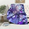 Castorice Honkai Star Rail Flannel Throw Blanket for Couch Travel Hiking Picnic Bed Perfect Birthday Gift