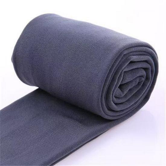 Women's Brushed Fleece Velvet Pantyhose: Autumn/Winter, Foot-Covering, 100g Thin Velvet Cropped Pants