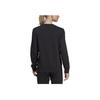 Adidas Klassisches Streifen-Logo Sport-Rundhals-Sweatshirt Damen Sweatshirt Schwarz DT5072