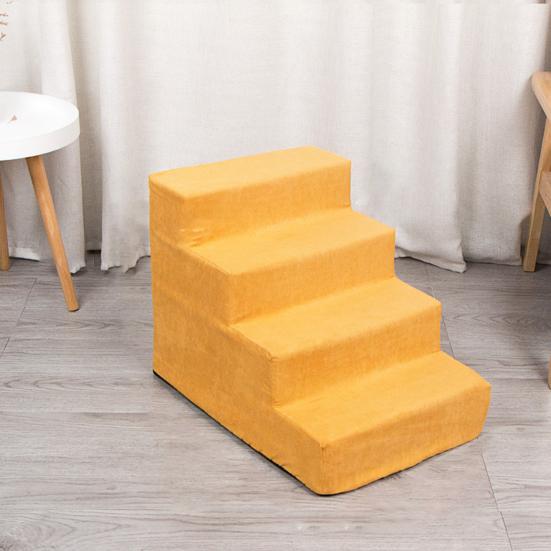 Scară pentru Animale de Companie 2/3/4 Straturi Burete Confortabil Rampă de Cățărat pentru Câini Detașabilă pentru Cățel