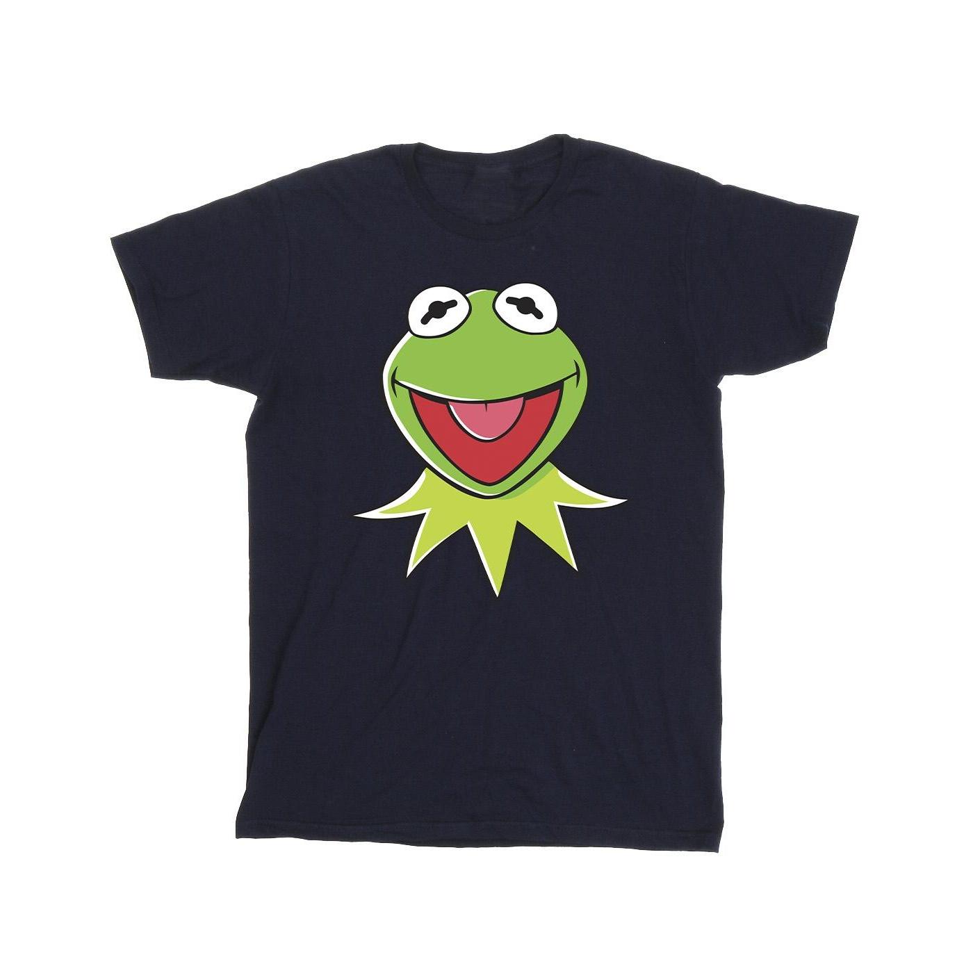 Disney heren Muppets Kermit hoofd T-shirt 3XL marineblauwe kleur