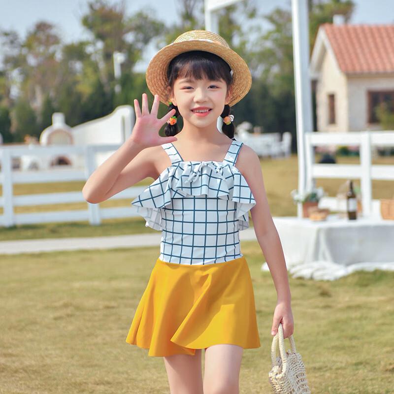 Girls  Quick-Dry Sun Protection One-Piece Swimsuit