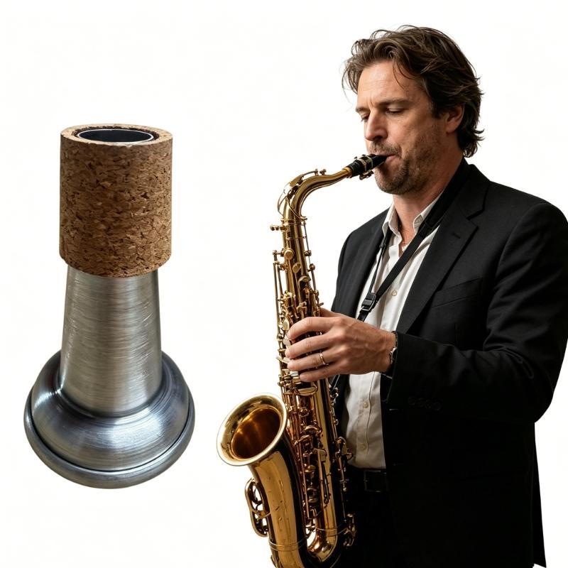 Portable Bb Trumpet Mute For Quiet Practice Aluminum Alloy Light weight Easy To Carry Durable Sound Reducer