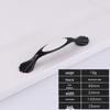 Fuji Black European Style Cabinet & Wardrobe Handle