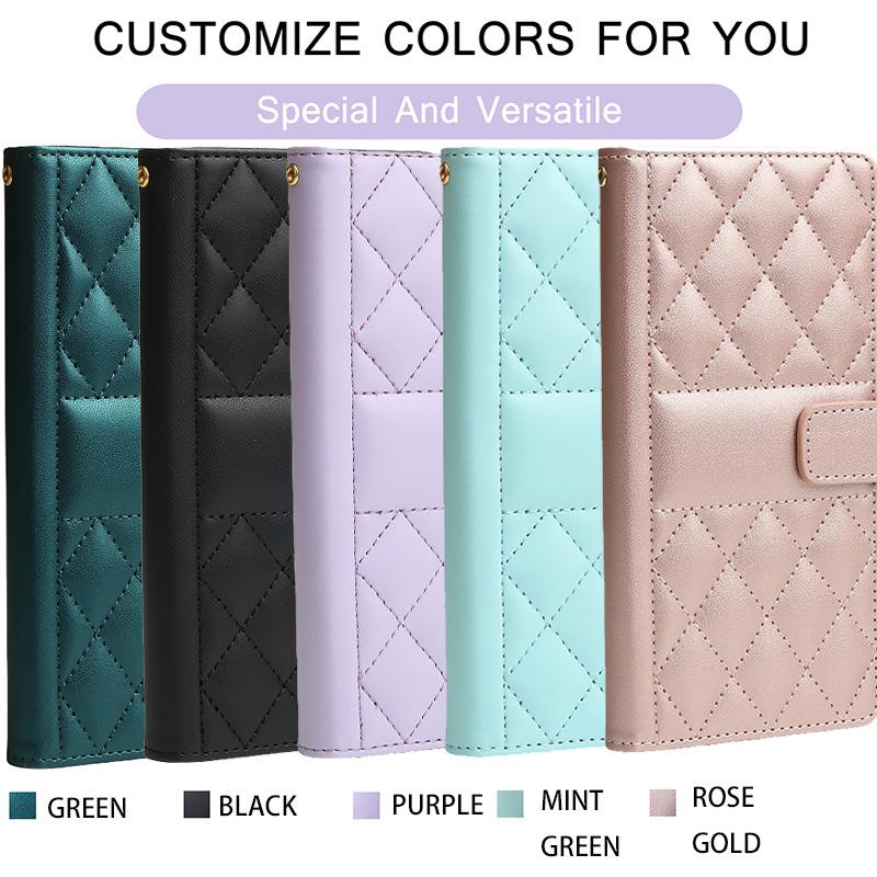 Business Leather Case for Samsung Galaxy S24 Ultra S23 FE S22 S21 S20 5G S10 S9 Plus 20 10 + Flip Wallet Card Holder Cover