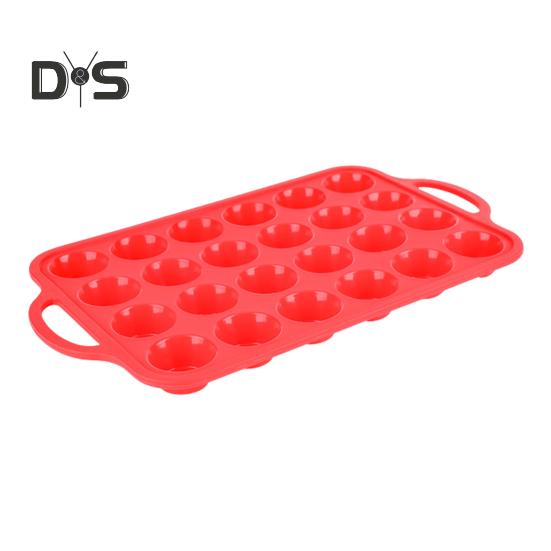 Silicone Cake Mold Non-Stick 24 Cupcake Pan BPA Free Muffin Tray Oven Safe Cupcake Baking Pan Easy Release Kitchen Gadget
