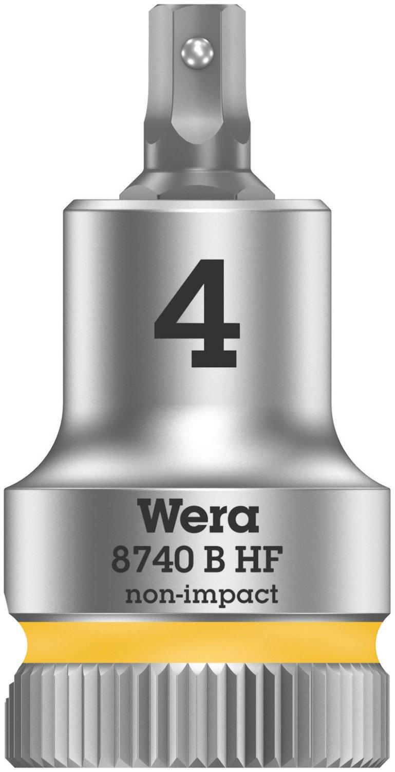 

WERA Drive Bit 4mm 35mm Overall 003031 3/8 Hex-Plus Socket, Tip, Length,