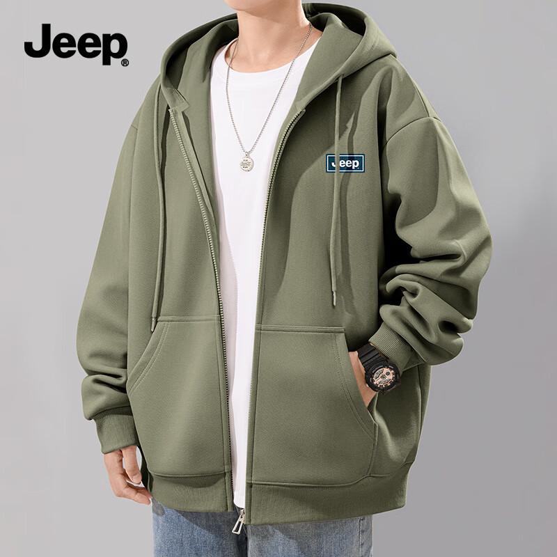 Jeep Men's Heavyweight Hooded Sweatshirt