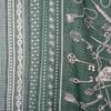 HERMES   scarf green cashmere/silk Women