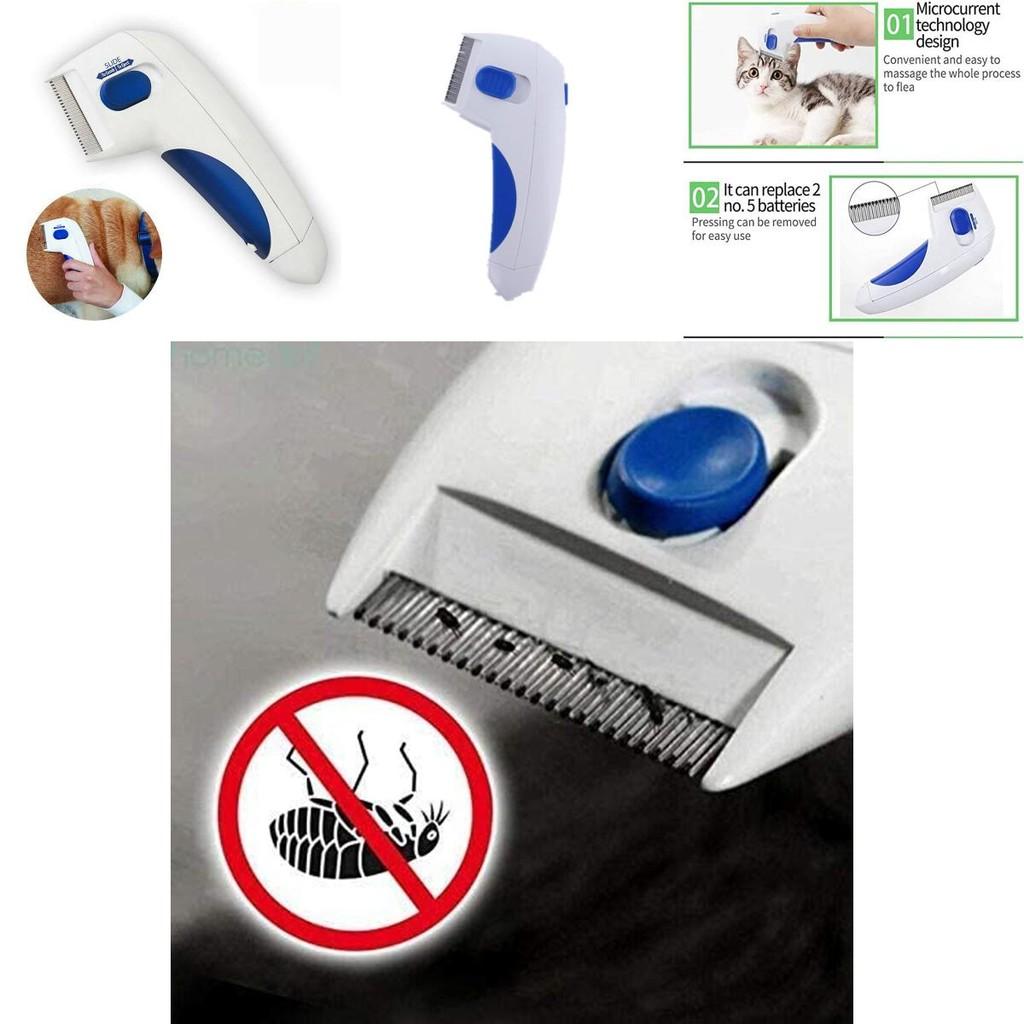 Electric Pet Flea Lice Cleaner Comb Grooming Tool For Cats Dogs Chemical-free And Effective