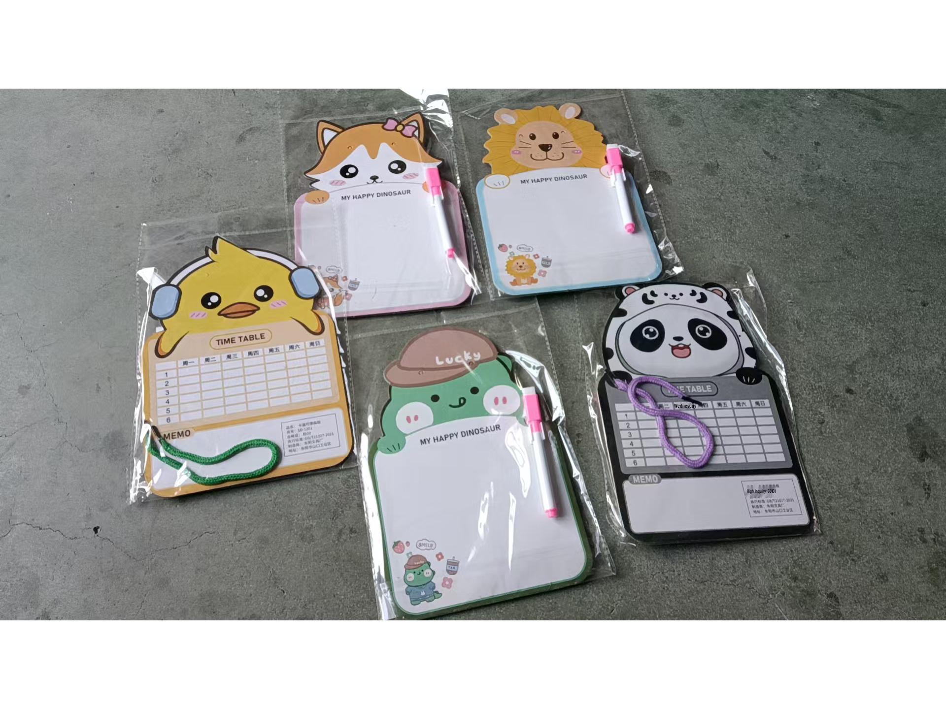 

Children s Double-Sided Cartoon Whiteboard: Erasable Doodle Board for Early Education and Student Gift