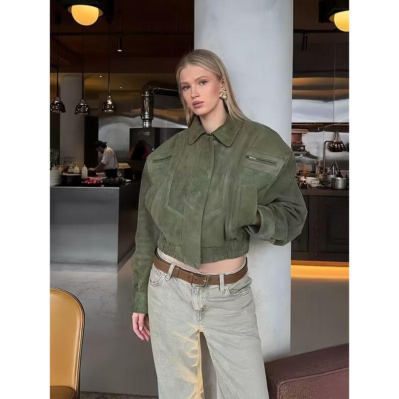 Times New Luxury American Retro Sweet Cool Style Fashionable Super Nice Fancy Short Work Clothes Motorcycle Jacket