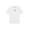 Oryginalne Wygodne Modne Minimalistyczne Wszechstronne Jednokolorowe Litery Krótki Rękaw T-Shirt Męskie Top Biały JX2635