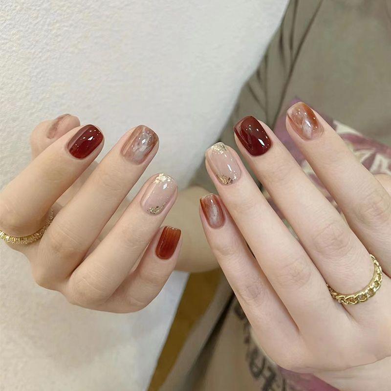 

Retro Style Short Fancy Star Moon Myth Wear Armor M-yard caramel chestnut