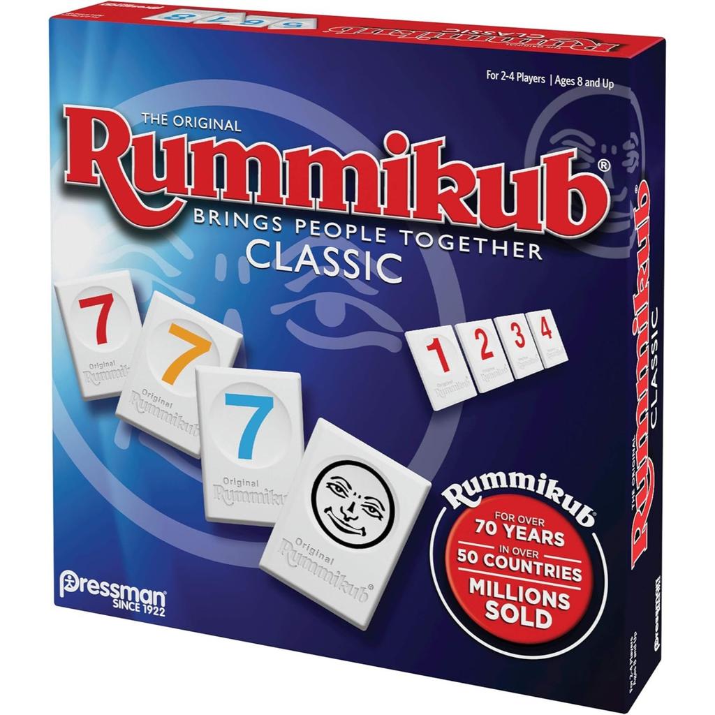 Rummikub Rummy Dlaždice Rodinná Hra Strategie a Štěstí Podporuje STEM Dovednosti pro Dospívající Dospělé Zábava