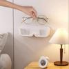 Wall-Mounted Sunglass Organizer Racks -Clear Plastic Eyewear Holders for Home Decor,Bathroom Storage,and Stylish Glasses Display