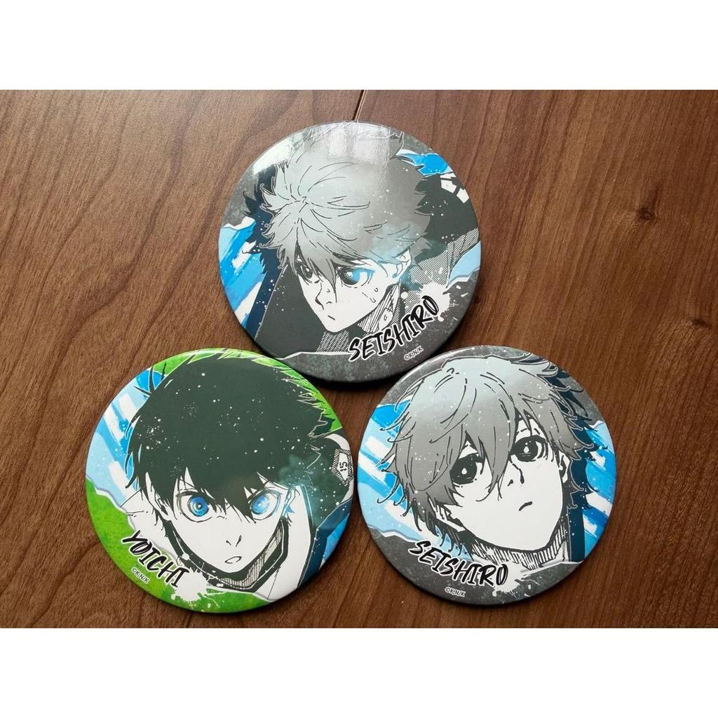 Used Blue Rock Can Badge Lottery Kiyoshiichi Seishiro Nagi