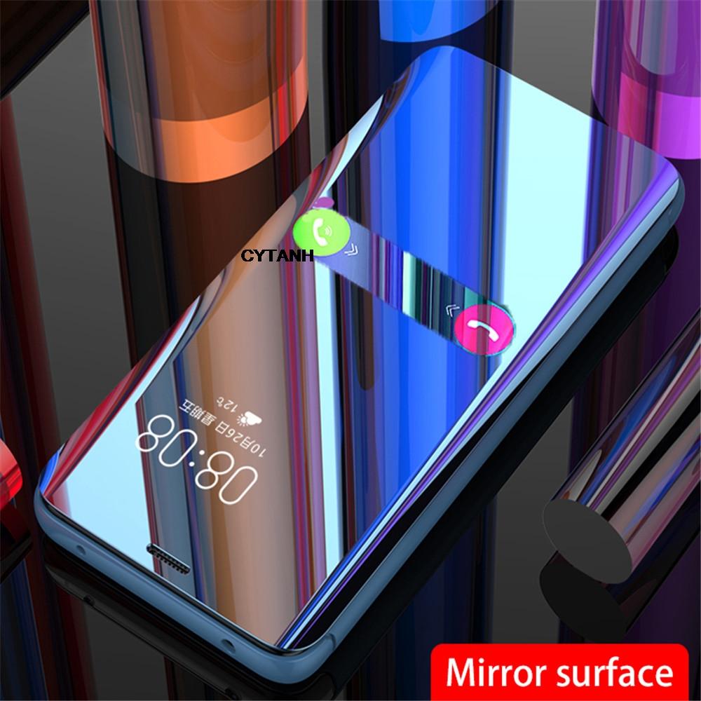 HonorX9b 5G Case Smart Mirror Flip Coques for Honor X9b X50 X 9b X9 b HonorX50 6.78inch Stand Magnetic Clear View Phone Shell