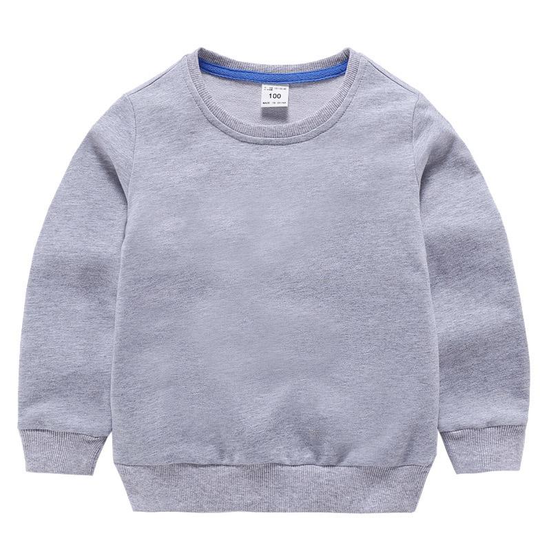 Spring Baby Girls Boys Sweatshirts Kids O-Neck Cotton Pullover Shirts Children Casual Loose Bottoming Tops Clothes