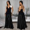 C7497 Rochie de vară albă cu imprimeu floral și bretele subțiri pentru femei - Modă de înaltă calitate