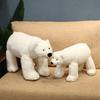 Lovely  Simulation White Polar Bear Plush Toys Cute Soft Stuffed Animal Plush Bear Dolls Kids Birthday Gift