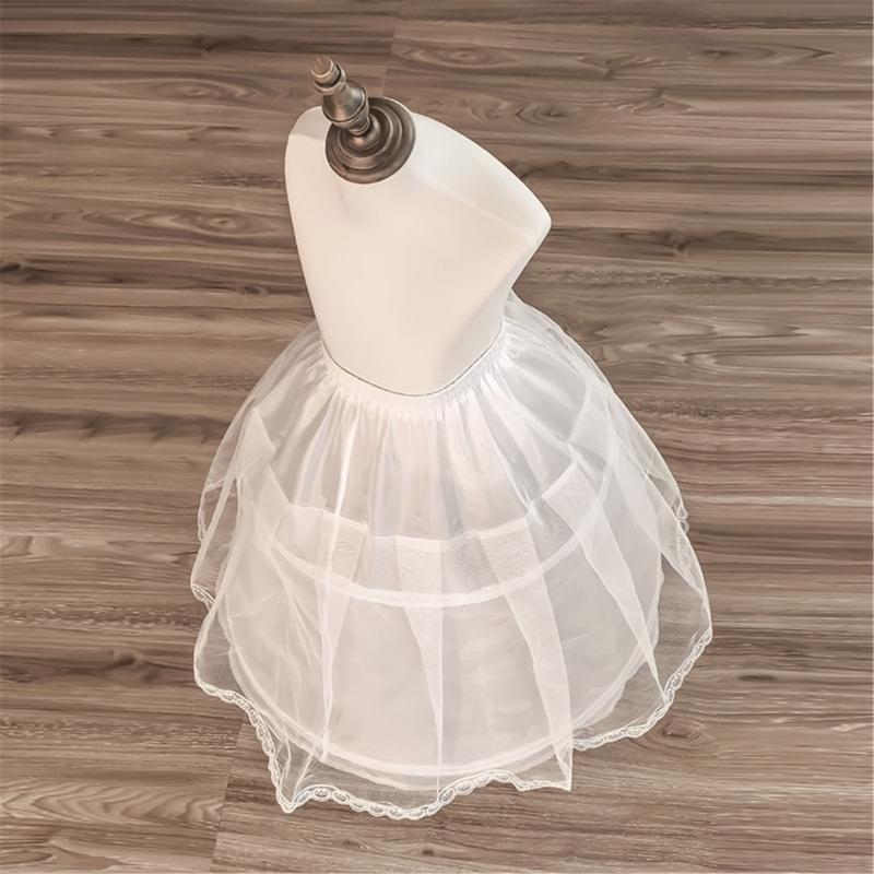 Breathable Polyester Hoop Skirt With Adjustable Waistband For Kids Special Occasion 60cm Childrens Dress Support Layer