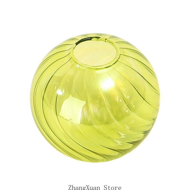 

Luxury Clear Glass Ball Vases Home Desk Decors For Flowers Arrangement Planter 3XUF