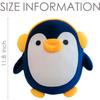 25/40CM Niedlicher Pinguin Stofftier Plüschkissen Weich Kawaii Squishy Anime Plüschtier Umarmendes Körperkissen Überraschungsgeschenke für Jungen Mädchen Kinder