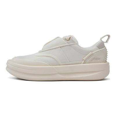 Li Ning X Jackie Chan Kolaborácia Kung Fu Séria Kung Fu Yang Nízke Skate Topánky Unisex Tenisky Vanilkovo-Biele AZGT059-2