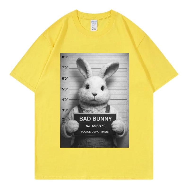 Rapper Bad Bunny Fuuny Meme Graphic T Shirts Men Women Fashion Vintage Short Sleeve Tshirt Summer Casual Loose Cotton Tshirts