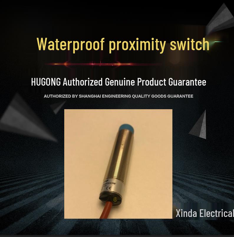 

High-Temp Resistant Waterproof Proximity Sensor GI12-04DNR/PRAAR: 3/4-Wire, NO/NC Options