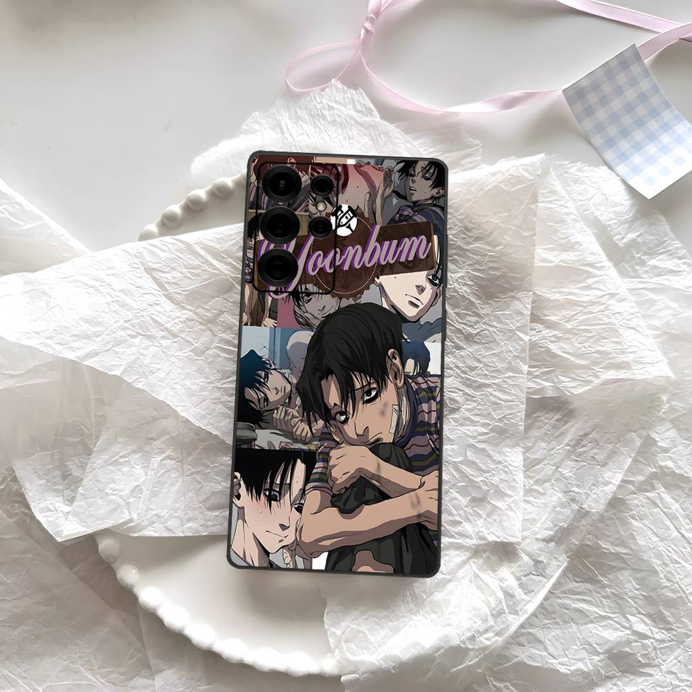 Anime Killing Stalking Phone Case For Samsung S 24 Fe 25 Ultra Plus 20 Lite 21 30 22 23 24 22 Ultra 5G Fundas