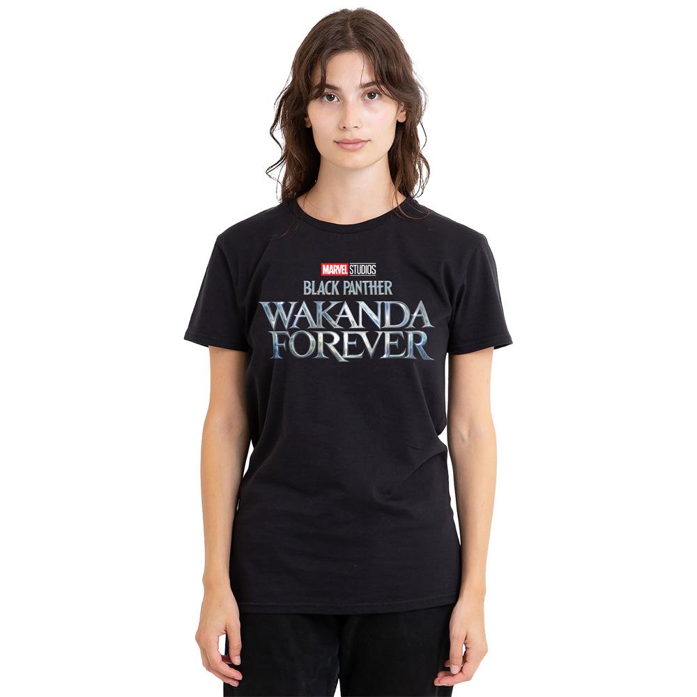 Black Panther: Wakanda Forever Unisex Adult Logo T-Shirt
