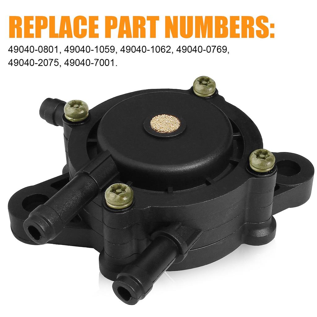 QAZAKY Fuel Pump Kawasaki 490407001 15HP to 25HP FH381V FH430V FH500V FH531V FH580V FH601D