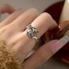 Retro Literary Rose Ring Fresh and Sweet Ring for Women