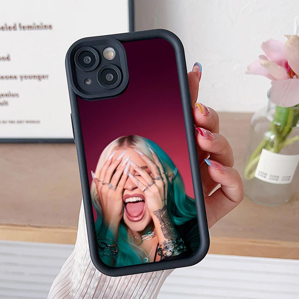 

Luisa Sonza Mobile Phone Case for iPhone 17 16 15 14 13 12 11 Air Pro Max Plus Thicken TPU Colorful Cover Cover Pretty Luxury iPhone 11 Pro