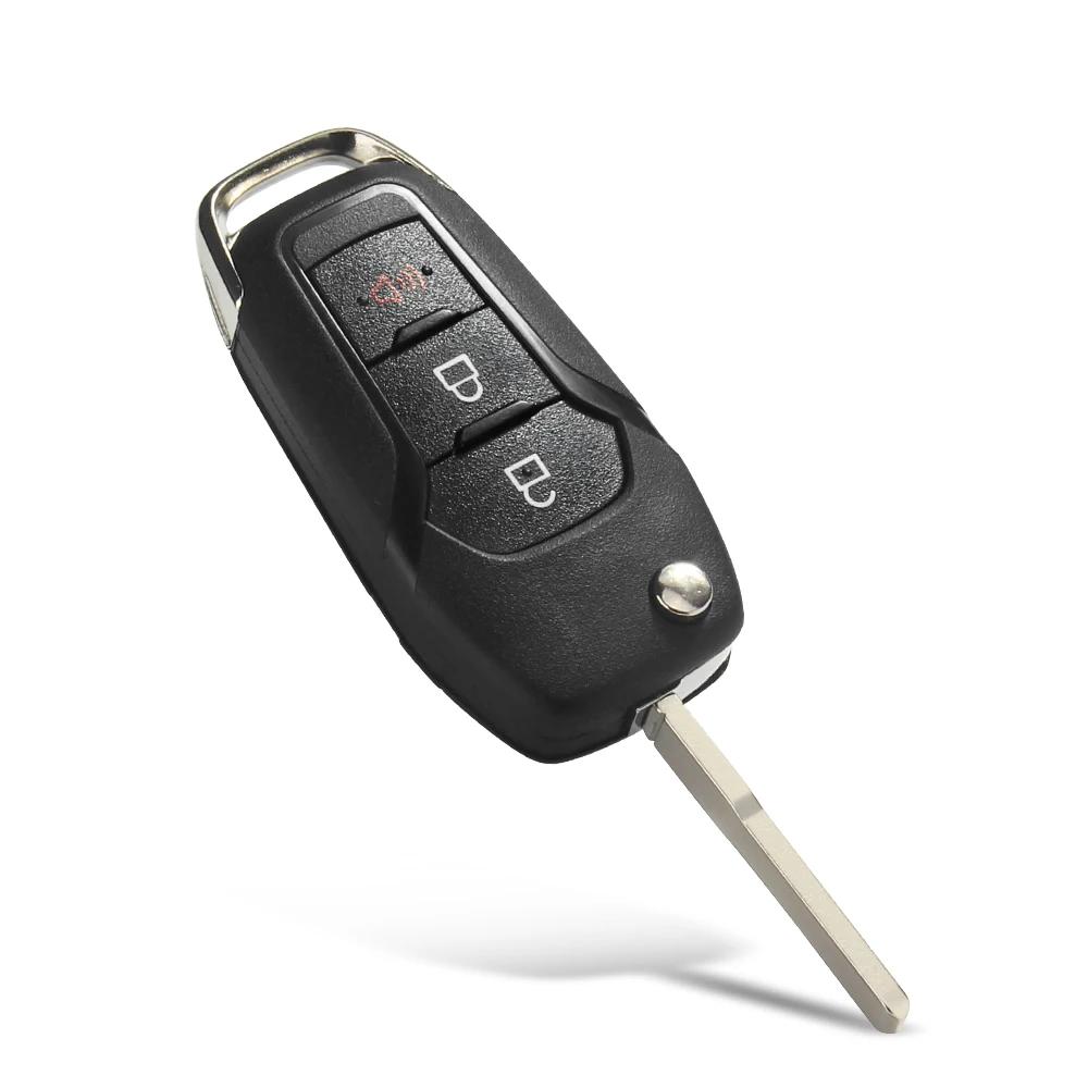 Car Key Case Shell For Ford F150 F250 F350 Explorer Ranger Ka Fiesta Mondeo Focus Everest Edge Kuga Escort Hu101 Blade