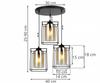 MODERN ELEGANT HANGING LAMP GLASS SHADE